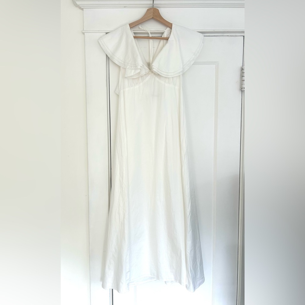 VRG GIRL White Maxi La Prairie Dress, Size 12